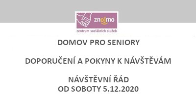 Návštěvní řád od 5.12.2020 - Domov pro seniory