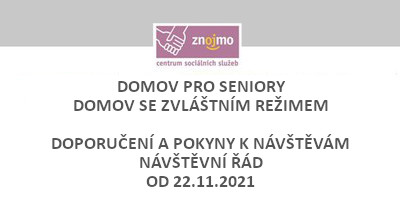 Návštěvní řád od 22.11.2021